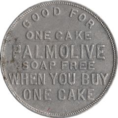 Token - 1 Cake of Palmolive Soap Wellington