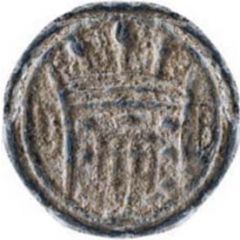 Wheel of 10 Bazarucos - João V Damão mint to Baçaim