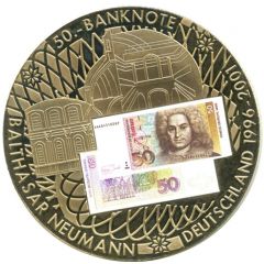Medal - Goodbye German Currency 50 Deutsche Mark