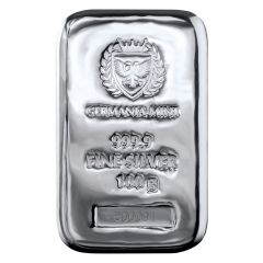 Germania Mint Cast Bar Fine Silver, 100 g