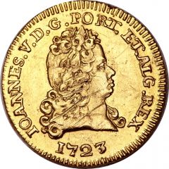 1/2 Escudo - João V Lisboa, Bahia, Rio and Minas mints