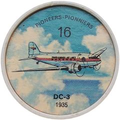 Token - Jell-O Aircraft #16, DC-3