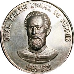 Medal - Martín Miguel de Güemes