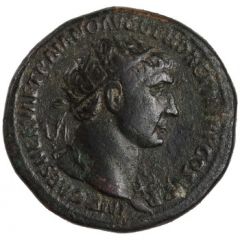 Dupondius - Trajan S P Q R OPTIMO PRINCIPI S C