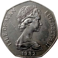 50 Pence - Elizabeth II Tourist Trophy Motorcycle Races