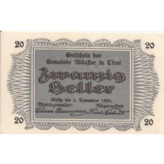 20 Heller Münster in Tirol