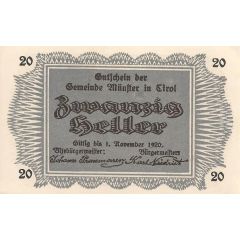 20 Heller Münster in Tirol