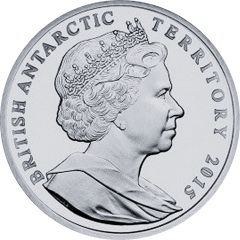 2 Pounds - Elizabeth II Hourglass dolphin, Silver