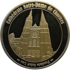 Token - Fonderie Saint Luc Chartres - La cathédrale et son labyrinthe
