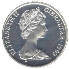 1 Crown - Elizabeth II King George V, Silver Proof