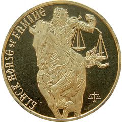 1 oz Silver Black Horse of Famine