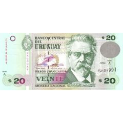20 Pesos Uruguayos