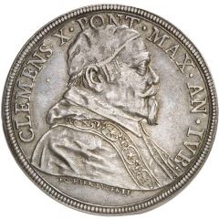 1 Piastra - Clement X Jubilee - DILIGIT DNVS PORTAS SION