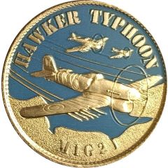 Jeton touristique - Arthus Bertrand - Mémorial de Caen - Hawker Typhoon