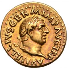 Aureus - Vitellius and Lucius Vitellius Pater L VITELLIVS COS III CENSOR