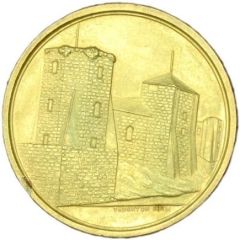 Award Newport School Attendance Medal; gilt