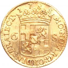 6 Stivers `Scheepjesschelling` gold
