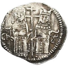 Dinar `Cross Type` - Stefan Uroš IV Dušan