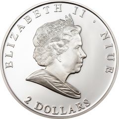 2 Dollars - Elizabeth II Spinner Dolphins