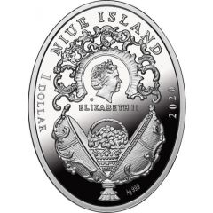 1 Dollar - Elizabeth II Colonnade Egg