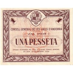 1 Pesseta 2nd Issue