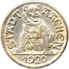 10 Pfennig - Aachen