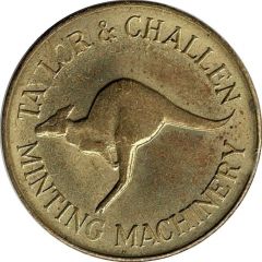 Token - British Exhibition - Taylor and Challen Festival Token