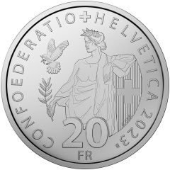 20 Francs 175 years of the Federal Constitution