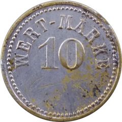 10 Pfennig Wert-Marke