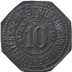 10 Pfennig - Eitorf Schoeller`sche und Eitorfer Kammgarnspinnerei