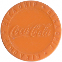 Shopping Cart Token - Coca Cola red