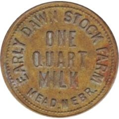 1 Quart Milk - Early Dawn Stock Farm Mead, Nebraska