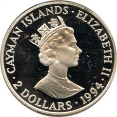 2 Dollars - Elizabeth II `Ten Sails`