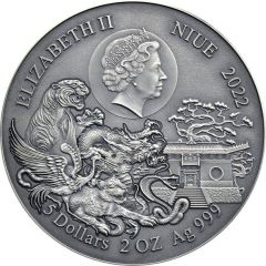 5 Dollars - Elizabeth II Shaolin Crane