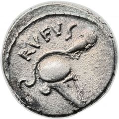 Denarius Cordia: Manius Cordius Rufus, RVFVS / MN•CORDIVS