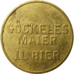 1 Liter Bier - Göckelesmaier