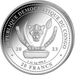 20 Francs Ocean Rays, Gilded