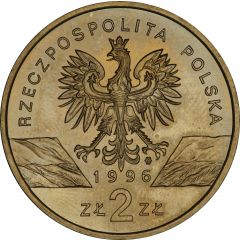 2 Zlotys Jeż (Erinaceus europaeus)
