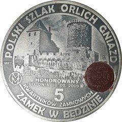 5 kwartników zamkowych - Polski Szlak Orlich Gniazd - Zamek w Będzinie