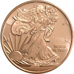 1 oz Copper Walking Liberty