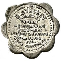 1 Cent - H. Stuckey West Montrose, Ontario