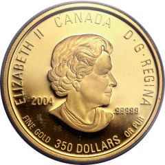 350 Dollars - Elizabeth II Yukon Fireweed