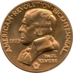Medal - American Revolution Bicentennial Paul Revere