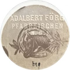 10 Pfennig Adalbert Förg
