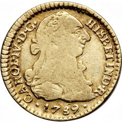 1 Escudo - Carlos IV portrait of Carlos III