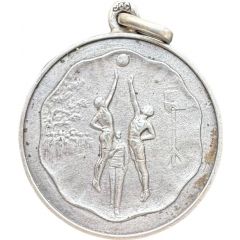 Basketball award medal
