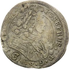 3 Kreuzers - Josef I Kuttenberg