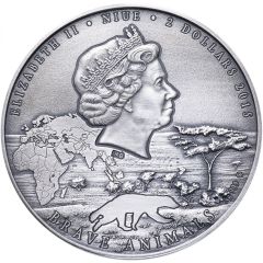 2 Dollars - Elizabeth II Honey Badger