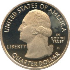 1/4 Dollar `Washington Quarter` Yosemite, California