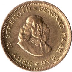 1 Rand Gold 1st and 2nd decimal series
